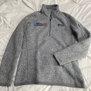 Grey 3/4-zips Patagonia fleece